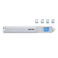 サンワサプライ TypeCポート取付けセキュリティ ブルー SLE-46S-BL