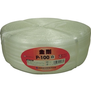 司化成工業 手結束用PP縄(ツカサテープ)P-100W 白 FC952FX-3982068-イメージ1