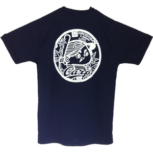 エイジレス ご当地マンホールTシャツ カープ×広島市 ネイビー(M) ネイビー ﾃｲ-ｼﾔﾂｶ-ﾌﾟﾈｲﾋﾞ-M-イメージ1