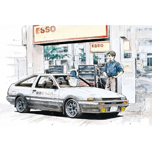 アオシマ 1/32 頭文字D 拓海のハチロク AﾗｸﾌﾟﾗCM1ﾀｸﾐﾉﾊﾁﾛｸN-イメージ4