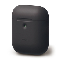 elago AIRPODS CASE for AirPods 2nd Generation Wireless Charging Case for AirPods 2nd Wireless Black EL_A2WCSSCAW_BK