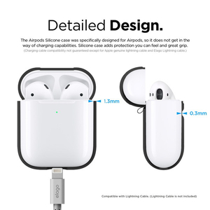 elago AIRPODS CASE for AirPods 2nd Generation Wireless Charging Case for AirPods 2nd Wireless Black EL_A2WCSSCAW_BK-イメージ4