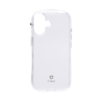Ｈａｍｅｅ iPhone 16用ハイブリッドケース I FACE LOOK IN CLEAR クリア／フロスト 41-980415