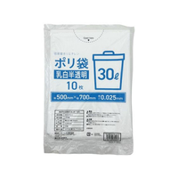 Forestway ゴミ袋 乳白半透明 30L 10枚 FC860NS-FRW200527
