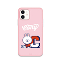 LINE FRIENDS iPhone 12 mini用VARSITY カラーソフトケース[公式ライセンス品] CONY KCE-CSB043