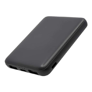 ラスタバナナ TYPE-C2ポート/USB2ポート リン酸鉄モバイルバッテリー 5000MAH チャコールグレー RLI050C2A02CGRY-イメージ1