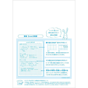 キョクトウ カレッジみんなの学習 算数 5mm方眼R 30枚 FC670TG-LPU20-イメージ2