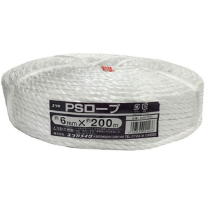 ユタカメイク PSロープ 6mmX200m FCF198A-PS6-200-イメージ1