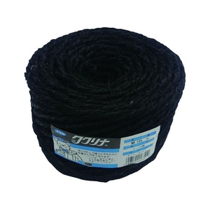 ユタカメイク 荷造り紐 シュロ縄玉 約3mm×100m ブラック ブラック3100 FC828FX-7946422-イメージ1