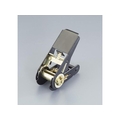 エスコ バックル ラチェット式 スチール黒メッキ 230kg 25mm FCZ0086-EA982B-501