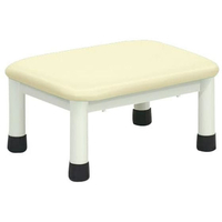 高田ベッド 足踏み台(ミニステップ)ビニルレザークリーム 20cm FCG330E-23-2769-0013