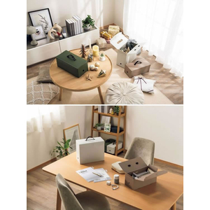 ライオン事務器 ボックスファイル スマフィ ライトグレー BF-42SLH FCJ460K-BF-42SLH11741-イメージ10