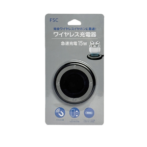 FSC ワイヤレス充電器 FS-WJ01R-BK FSC ワイヤレス充電器 FS-WJ01R-BK