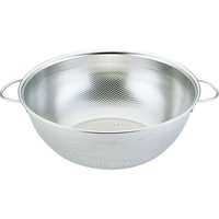 三宝産業 UK 18-8 手付 深型パンチボール 24cm 24cm260mm95mm FCK9356-019275024