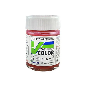 ハピネット・ホビーマーケティング Vカラー クリア―レッド Vｶﾗ-VC42ｸﾘｱﾚﾂﾄﾞ-イメージ1