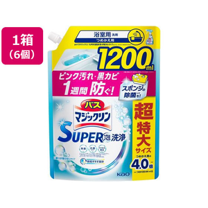 KAO バスマジックリンSUPERCLEAN 香りが残らない 替1200mL6P FC722SU-イメージ1