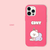 LINE FRIENDS iPhone 12 mini用Dreamy Night カラーソフトケース [公式ライセンス品] BROWN KCE-CSB044-イメージ12