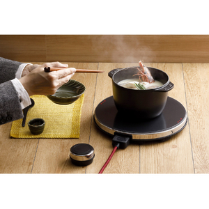 ツインバード IH調理器 ホットトリベット(HOT TRIVET) ブラック×ステンレス MA-004B-イメージ20