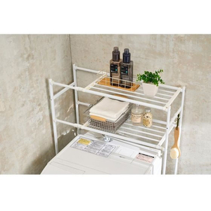 ＬＩＶ ＰＬＵＳ Quick Lock ランドリーラック 伸縮 2段 ホワイト FCD832N-NY-327-イメージ5