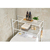 ＬＩＶ ＰＬＵＳ Quick Lock ランドリーラック 伸縮 2段 ホワイト FCD832N-NY-327-イメージ5