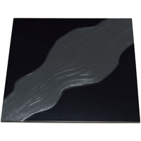 江部松商事 EBM/漆黒刷毛目 黒 正角トレー 黒流水 300×300×12mm FC929LB-1026000