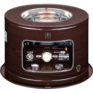 コロナ 石油こんろ サロンヒーター 木目 KT-1626(M)-イメージ1
