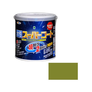 アサヒペン 水性スーパーコート 0.7L ウィニーグリーン FC630NV-イメージ1