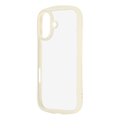 レイ・アウト iPhone 17用ハイブリッドガラスケース Puffull 10H +レンズガードリング / ミルクホワイト RT-P52CMD3/MLW