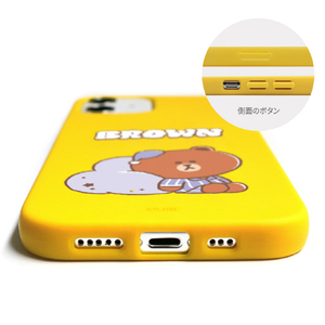 LINE FRIENDS iPhone 12 mini用Dreamy Night カラーソフトケース [公式ライセンス品] CONY KCE-CSB045-イメージ7