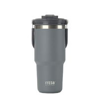 KOTANI金属工業 TYESO ポータブルタンブラー 750ml アッシュグレー KT01-01023-208