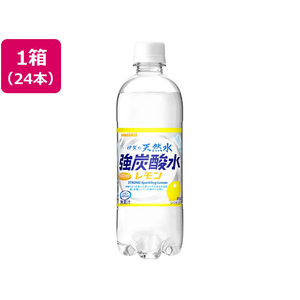 サンガリア 伊賀の天然水 強炭酸水 レモン 500ml×24本 F028672-708-イメージ1
