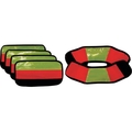グリーンクロス ハーネス用反射パッド(XY)X型 蛍光イエロー 蛍光イエローX型PVCポリエステル FC124ET-1213366