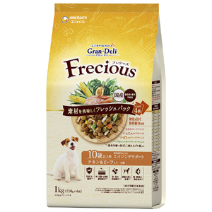 ユニ・チャーム Gran Deli Frecious 10歳以上用 チキン&ビーフ入り 1kg ｸﾞﾗﾝﾃﾞﾘﾌﾚｼﾔｽ10ｻｲC&B1KG-イメージ1