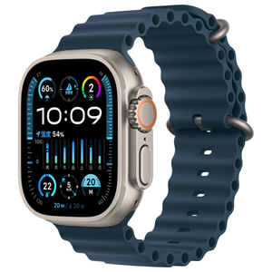 Apple Apple Watch Ultra 2(GPS + Cellularモデル)- 49mm チタニウムケースとブルーオーシャンバンド MREG3J/A-イメージ1