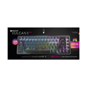 ROCCAT ゲーミングキーボード リニアレッドスイッチ USレイアウト VULCAN II MINI ブラック ROC-12-043 ROCCAT ゲーミングキーボード リニアレッドスイッチ USレイアウト VULCAN II MINI ブラック ROC-12-043