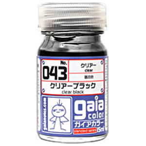 ガイアノーツ 043 クリアーブラック GAIA043ｸﾘｱ-ﾌﾞﾗﾂｸ-イメージ1