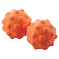 エレコム 伸びるストレッチボール/凸タイプ/レギュラーサイズ/ハード オレンジ HCK-PBTRHDR