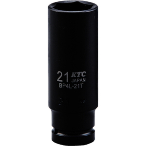 ＫＴＣ（ＴＮ） １２．７ｓｑ．インパクトレンチ用ソケット（ディープ薄肉）２１ｍｍ BP4L-21T-イメージ1