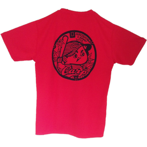 エイジレス ご当地マンホールTシャツ カープ×広島市 レッド(S) レッド ﾃｲ-ｼﾔﾂｶ-ﾌﾟﾚﾂﾄﾞS-イメージ1