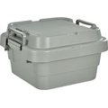 トラスコ中山 TRUSCO/トランクカーゴ フラット天板仕様 浅型 20L グレー FC840YY-3695134