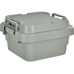 トラスコ中山 TRUSCO/トランクカーゴ フラット天板仕様 浅型 20L グレー FC840YY-3695134-イメージ1