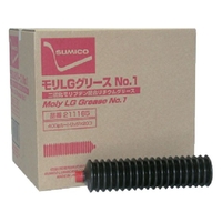 住鉱潤滑剤 住鉱/グリース 高荷重用リチウムグリース モリLGグリースNo.1 400g No.1灰黒400-20～130℃カートリッジ FC116FN-1230450