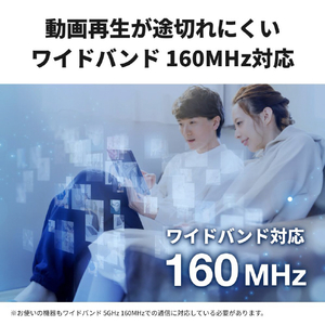 バッファロー 無線LAN親機11ax/ac/n/a/g/b 2401+573Mbps ブラック WSR-3000AX4P-BK-イメージ4