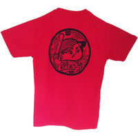 エイジレス ご当地マンホールTシャツ カープ×広島市 レッド(M) レッド ﾃｲ-ｼﾔﾂｶ-ﾌﾟﾚﾂﾄﾞM