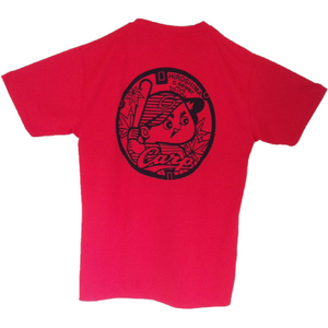 エイジレス ご当地マンホールTシャツ カープ×広島市 レッド(M) レッド ﾃｲ-ｼﾔﾂｶ-ﾌﾟﾚﾂﾄﾞM-イメージ1