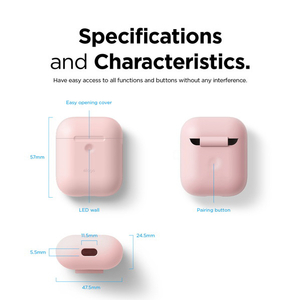 elago AIRPODS CASE for AirPods 2nd Generation Wireless Charging Case for AirPods 2nd Wireless Lovely Pink EL_A2WCSSCAW_LP-イメージ10