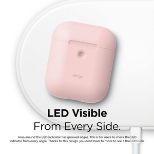 elago AIRPODS CASE for AirPods 2nd Generation Wireless Charging Case for AirPods 2nd Wireless Lovely Pink EL_A2WCSSCAW_LP-イメージ5