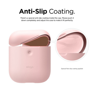 elago AIRPODS CASE for AirPods 2nd Generation Wireless Charging Case for AirPods 2nd Wireless Lovely Pink EL_A2WCSSCAW_LP-イメージ6