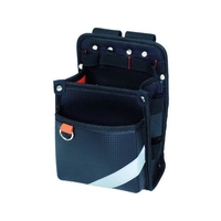トラスコ中山 さわやか電工腰袋 2段薄型タイプ FC795DK-7674791