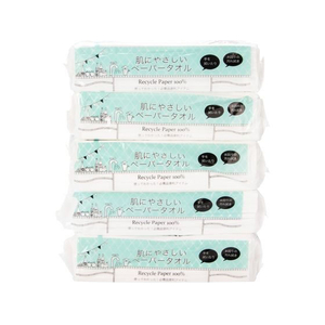 紺屋商事 ふきふきペーパー 中判 200枚×5P FCE198U-840005-イメージ1